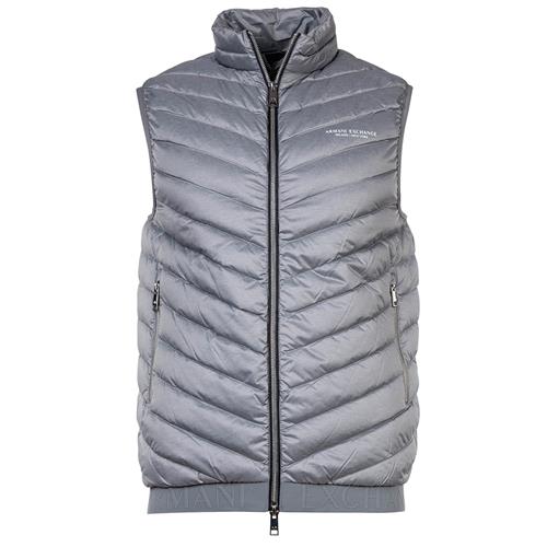 ARMANI EXCHANGE Vest  sølvgrå / hvid