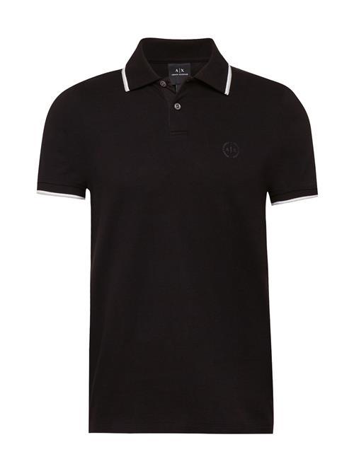 Se ARMANI EXCHANGE Bluser & t-shirts  grå / sort / hvid ved About You