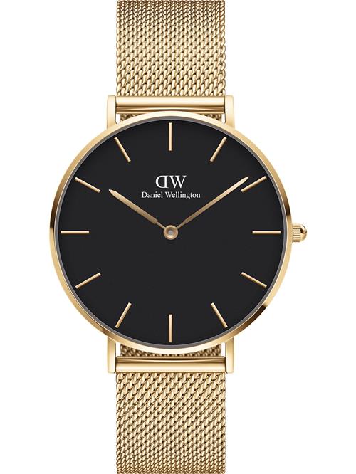 Daniel Wellington Analogt ur 'Petite Evergold G Black'  guld