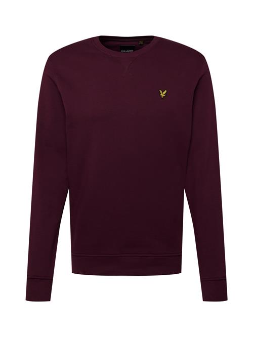 Lyle & Scott Sweatshirt  gul / burgunder / sort