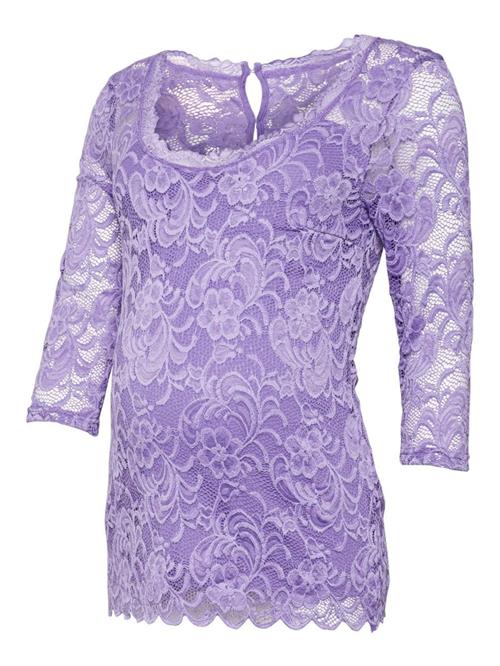 MAMALICIOUS Bluse  purpur