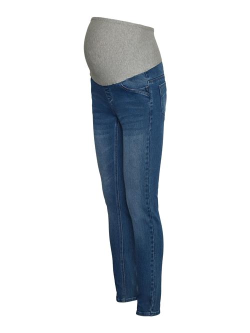 MAMALICIOUS Jeggings 'Jacks'  blue denim / grå-meleret