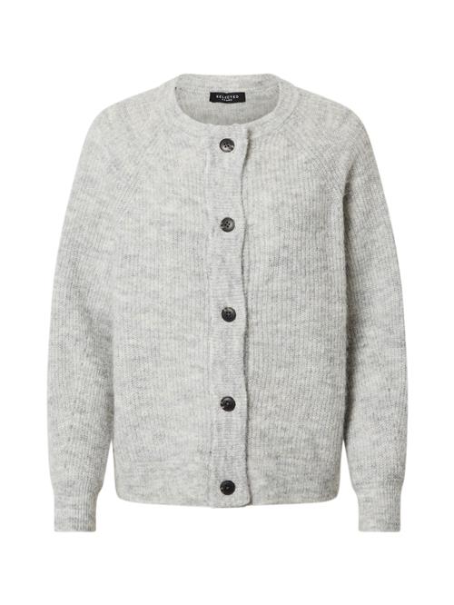 Se SELECTED FEMME Cardigan 'Lulu'  lysegrå ved About You