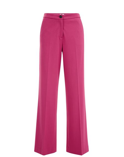 Se WE Fashion Bukser med fals  fuchsia ved About You