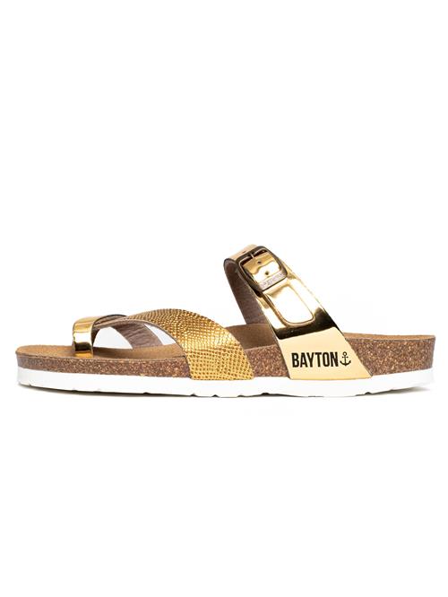 Bayton Pantoletter 'Diane'  guld / sort