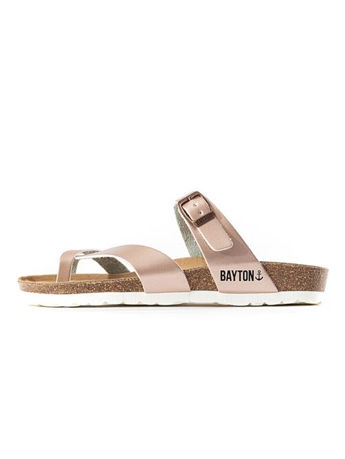 Bayton Pantoletter 'Diane'  lys pink / sort