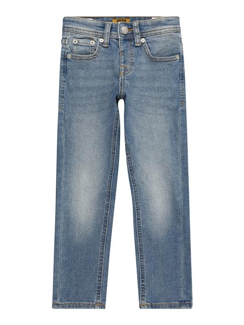 Se Jack & Jones Junior Jeans 'JJGLENN'  blue denim / lysebrun ved About You