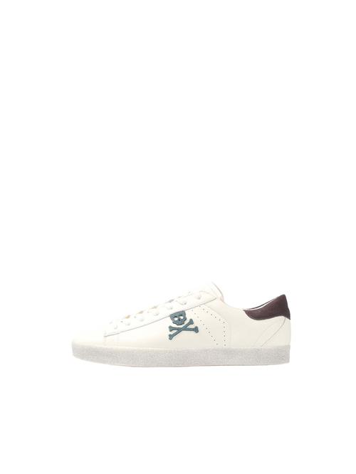 Scalpers Sneaker low 'Henry'  jade / burgunder / offwhite