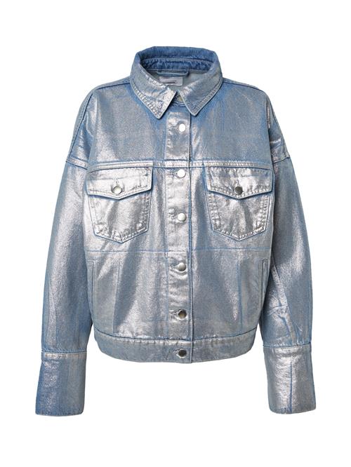 irinassw Overgangsjakke 'Admira'  blue denim / sølv