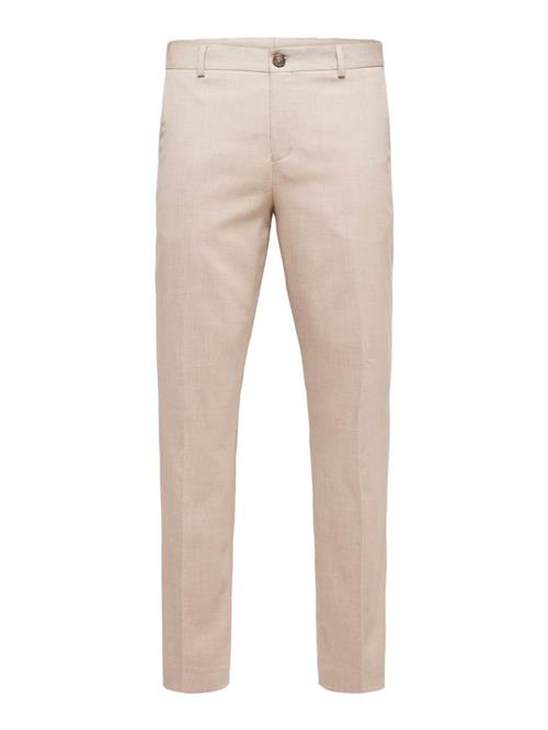 SELECTED HOMME Lærredsbukser 'SNHNeil'  beige-meleret