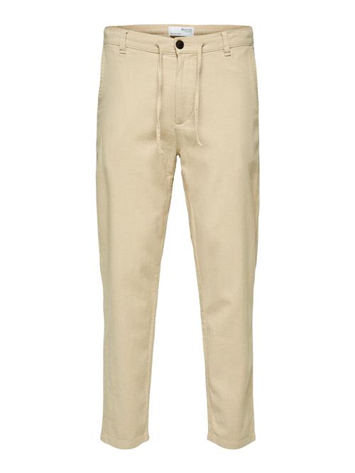 SELECTED HOMME Lærredsbukser 'Brody'  beige