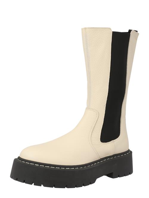 Se STEVE MADDEN Chelsea Boots 'VIVIANNE'  ecru / sort ved About You