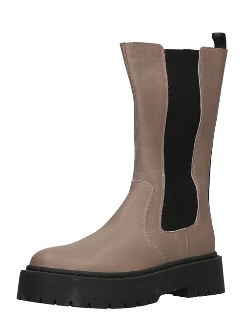 Se STEVE MADDEN Chelsea Boots 'Vivianne'  greige / sort ved About You