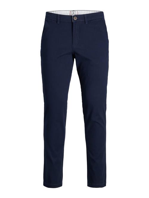 JACK & JONES Lærredsbukser 'Marco Dave'  navy