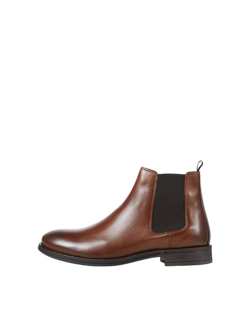 Se JACK & JONES Chelsea Boots 'Wargo'  cognac / sort ved About You