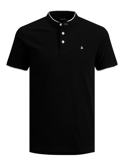 JACK & JONES Bluser & t-shirts 'JJEPAULOS'  sort / hvid