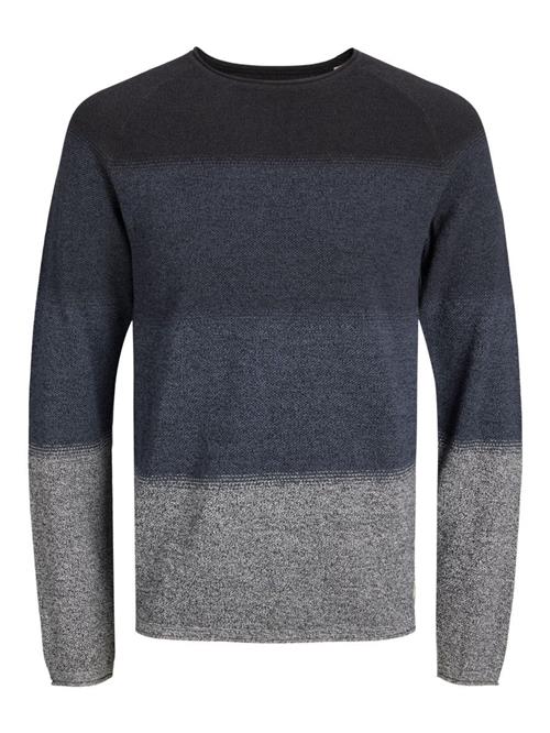 JACK & JONES Pullover 'Hill'  marin / mørkeblå / grå / sort