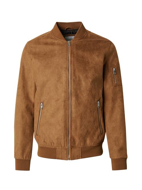 JACK & JONES Overgangsjakke 'JJERocky'  cognac