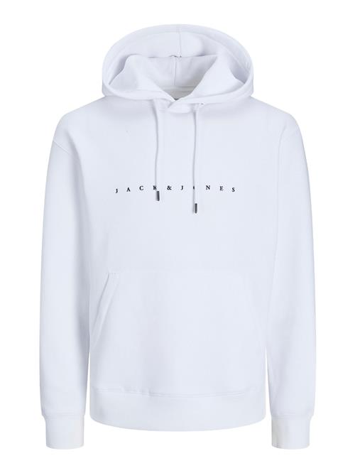 Se JACK & JONES Sweatshirt 'JJEStar'  sort / hvid ved About You