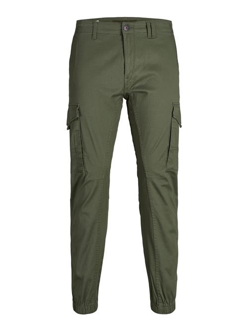 JACK & JONES Cargobukser 'JJIPAUL JJFLAKE'  grøn / oliven / mørkegrøn