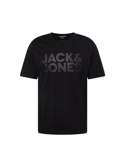 JACK & JONES Bluser & t-shirts  grå / sort