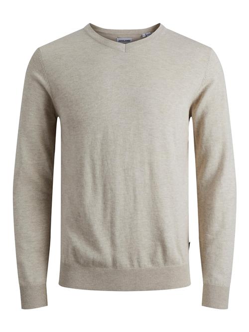 JACK & JONES Pullover 'JJEEmil'  lysegrå