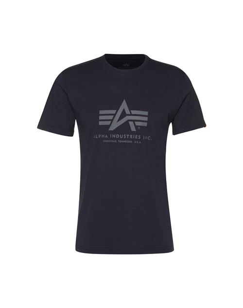 Se ALPHA INDUSTRIES Bluser & t-shirts  mørkeblå / grå ved About You