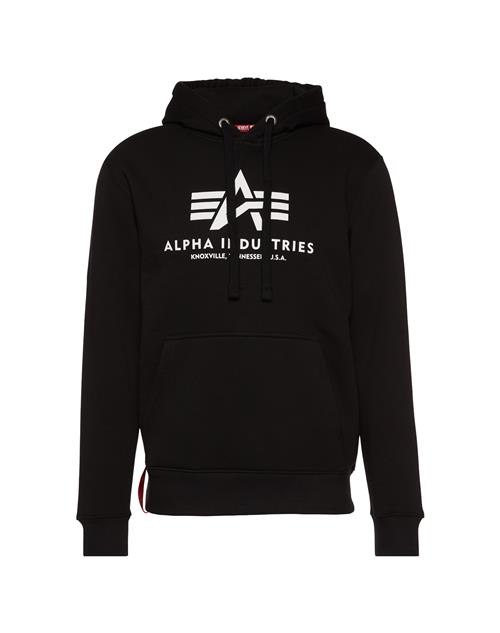 Se ALPHA INDUSTRIES Sweatshirt  rød / sort / hvid ved About You