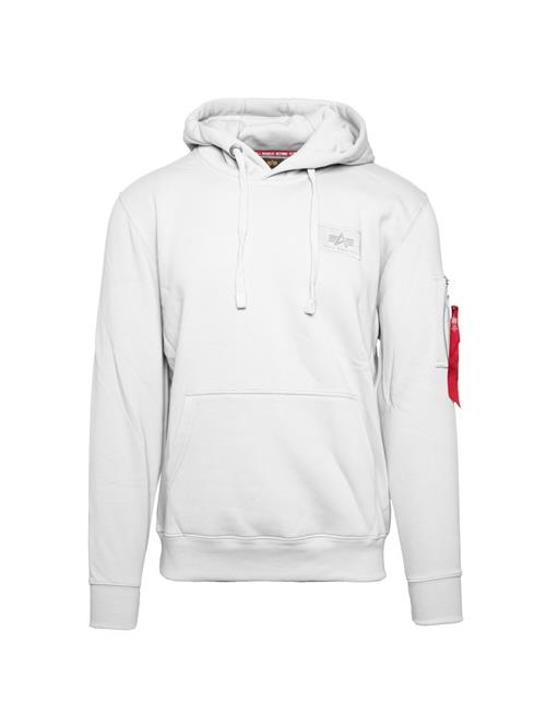 ALPHA INDUSTRIES Sweatshirt  rød / sort / hvid