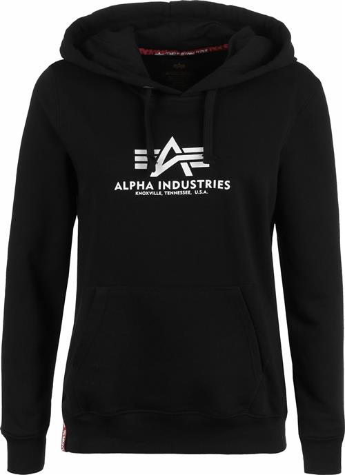ALPHA INDUSTRIES Pullover  rød / sort / hvid