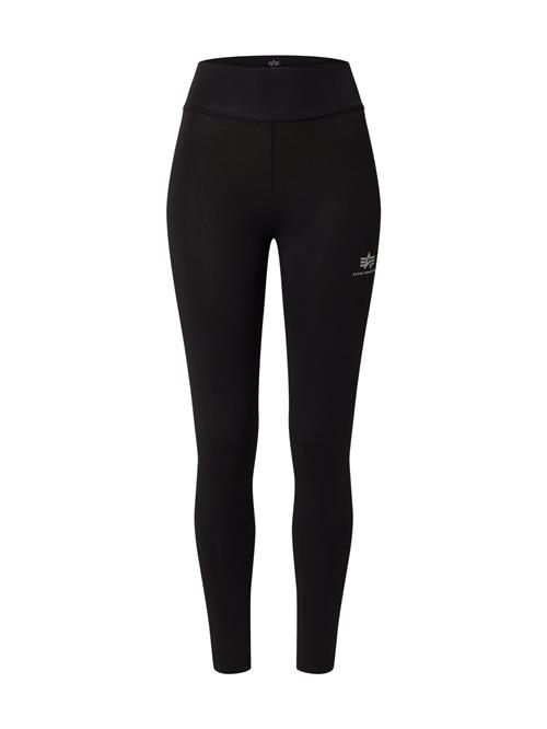 Se ALPHA INDUSTRIES Leggings  sort / hvid ved About You