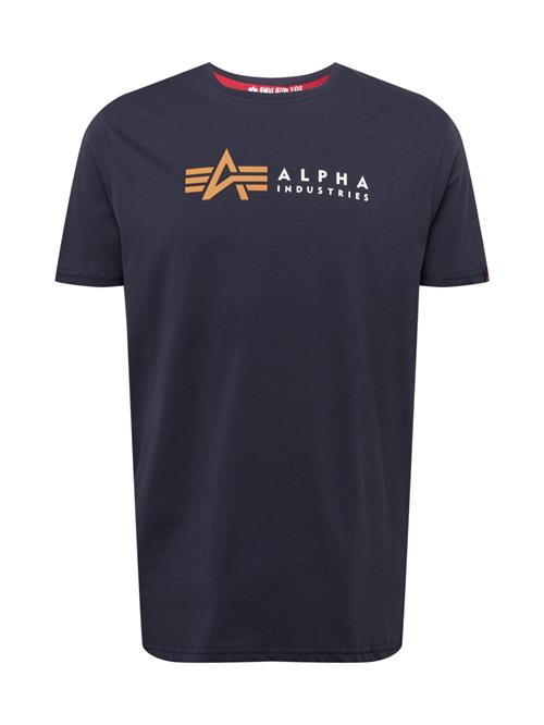 ALPHA INDUSTRIES Bluser & t-shirts  navy / cognac / hvid