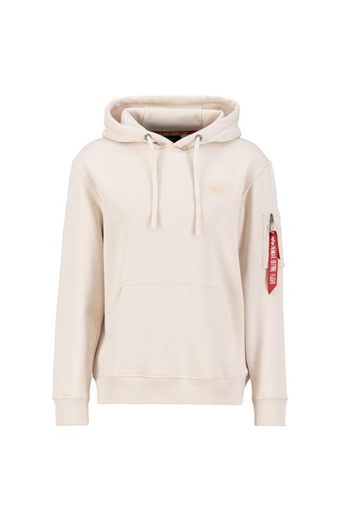 ALPHA INDUSTRIES Sweatshirt  lysebeige / carminrød / hvid