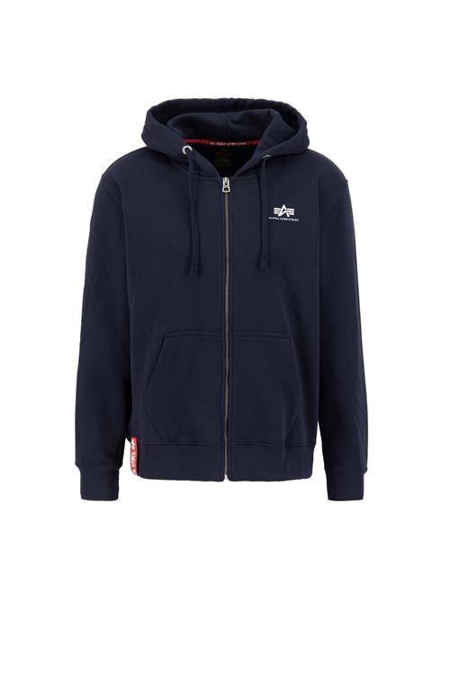 Se ALPHA INDUSTRIES Sweatjakke  natblå / hvid ved About You