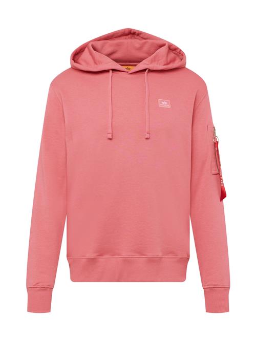 Se ALPHA INDUSTRIES Sweatshirt 'X-Fit'  koral / hvid ved About You