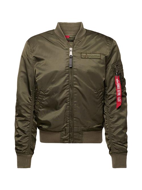 ALPHA INDUSTRIES Overgangsjakke  khaki / oliven / rød