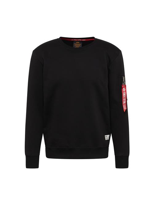 ALPHA INDUSTRIES Sweatshirt 'Dragon'  lilla / rød / sort / hvid