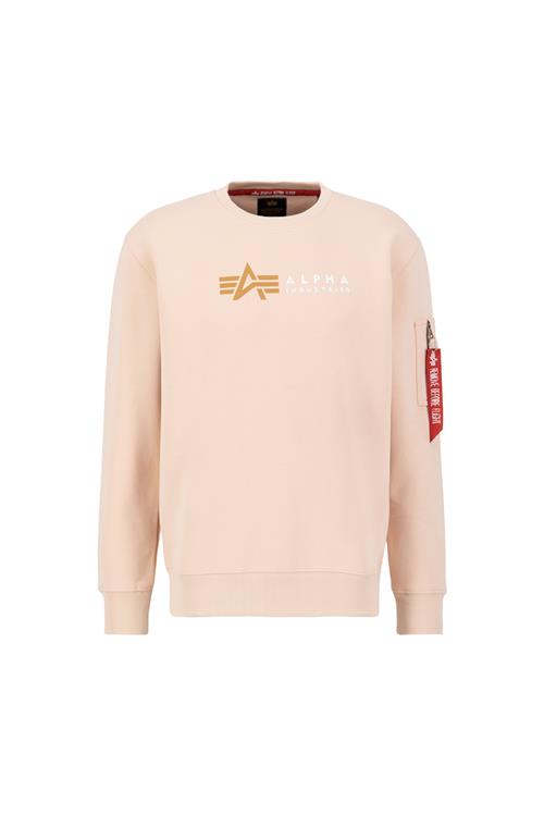 Se ALPHA INDUSTRIES Sweatshirt  guld / fersken / rød ved About You