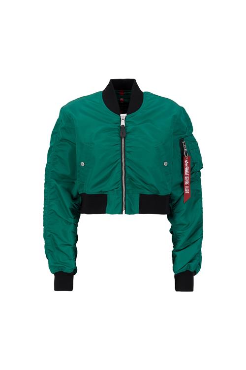 ALPHA INDUSTRIES Overgangsjakke  smaragd / sort