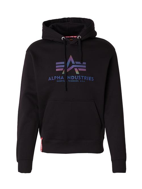 ALPHA INDUSTRIES Sweatshirt  blandingsfarvet / sort