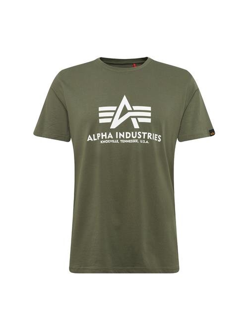 ALPHA INDUSTRIES Bluser & t-shirts  oliven / hvid