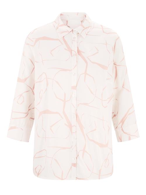 heine Bluse  lyserød / hvid