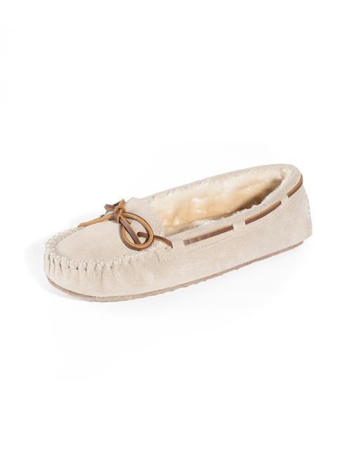 Minnetonka Hjemmesko 'Cally'  beige / lysebrun