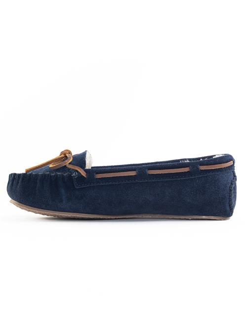 Minnetonka Hjemmesko 'Cally'  navy / brun