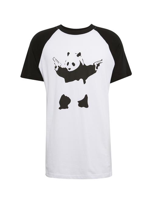 Mister Tee Bluser & t-shirts 'Banksy Panda'  sort / hvid