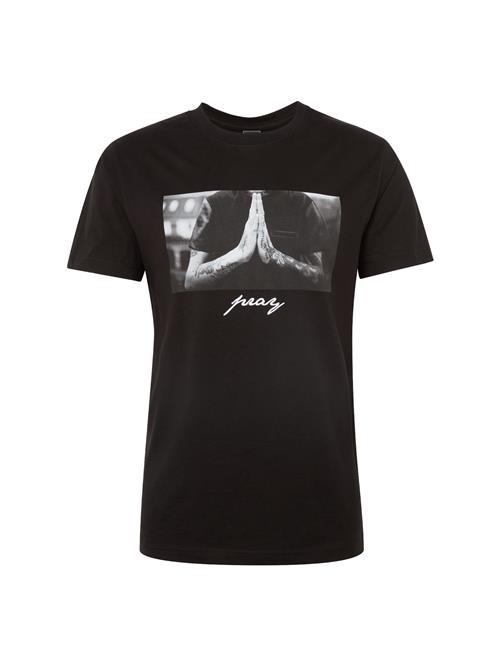 Mister Tee Bluser & t-shirts 'Pray'  grå / sort