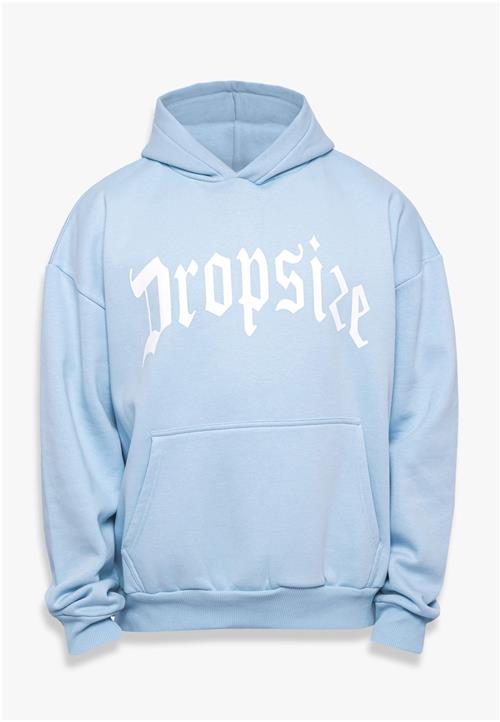 Dropsize Sweatshirt  lyseblå / hvid