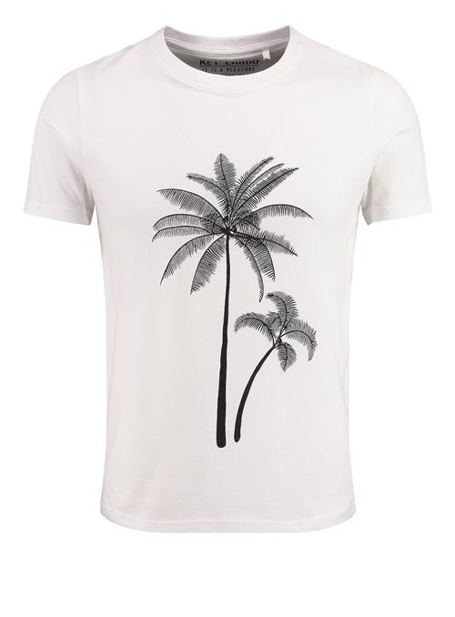 Key Largo Bluser & t-shirts 'MT OCEAN DRIVE'  grå / hvid