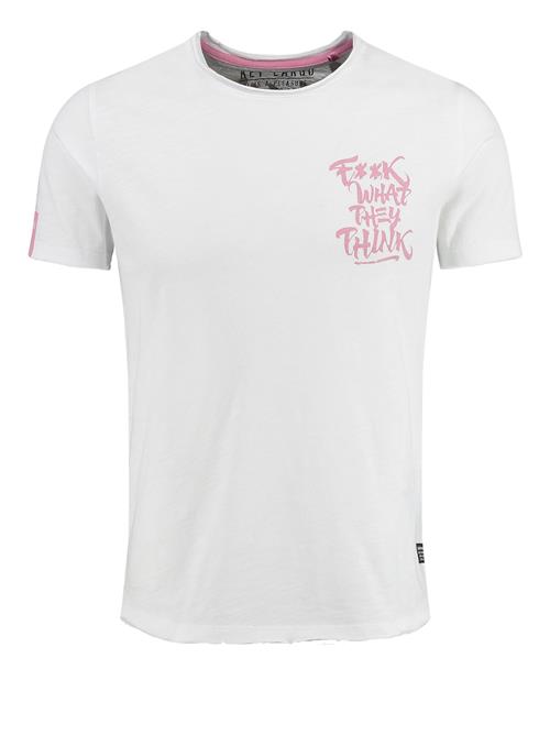 Key Largo Bluser & t-shirts 'WHAT'  lys pink / hvid