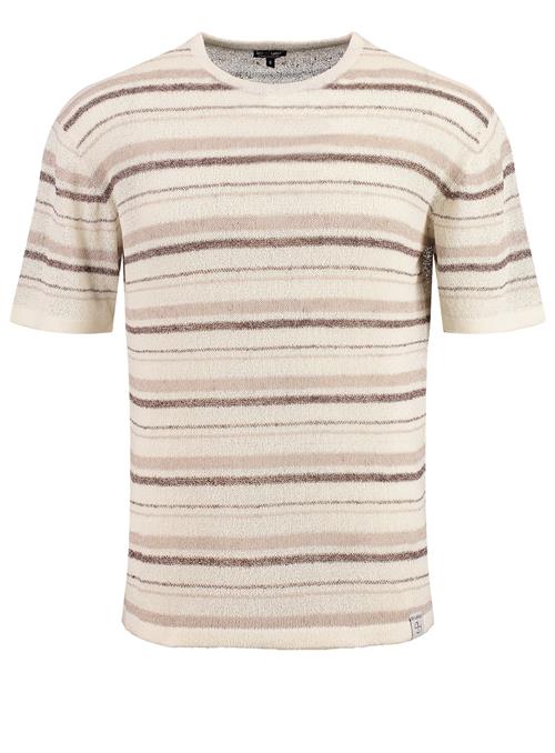 Key Largo Bluser & t-shirts 'MT BARRIO'  beige / creme / brun